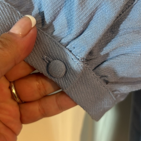 NWT En Saison Bijou Crop Top Blue Size medium - Picture 9 of 13